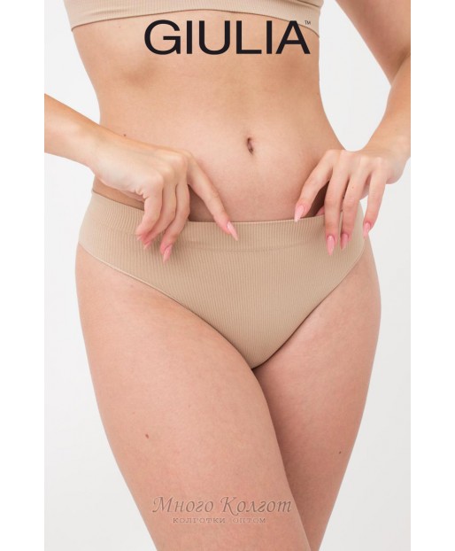 Бесшовные бразилиана в рубчик оптом GIULIA Brasilian briefs RIB